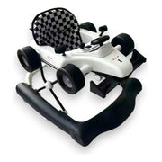 Caminador Carro Tapete Llantas Silicona Bebe 341 Color Blanco