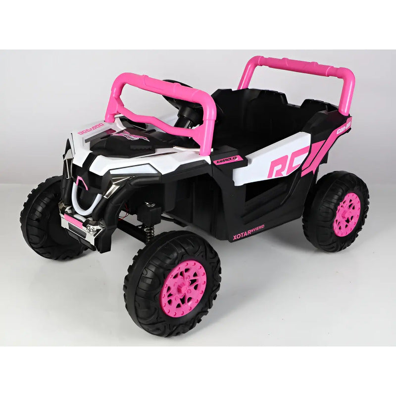 Carro Eléctrico Infantil 6v Mini Jipe Kb003 Color Rosa