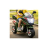 Moto Eléctrica Kidshop 2025 Montable 6v 1 Asiento Color Verde Oscuro 110/220v