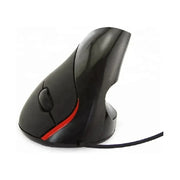 Mouse Optical Vertical 2025 Ergonómico 5 Botones K-2 Negro Negro