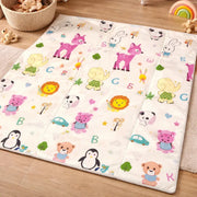 Tapete De Juego Plegable Gateo Bebé 200x180 Cm Doble Faz Pollito-osito