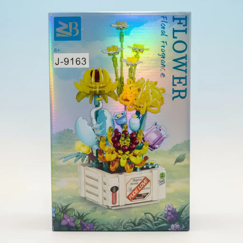 Bloques Fichas Armatodo Juguete Ramo De Flores J-91623 Cantidad De Piezas 10