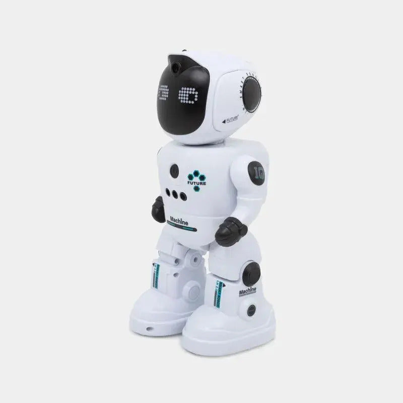 Robot Interactivo Con Control Remoto, Luz Y Sonido Hf9001-1 Robot Blanco
