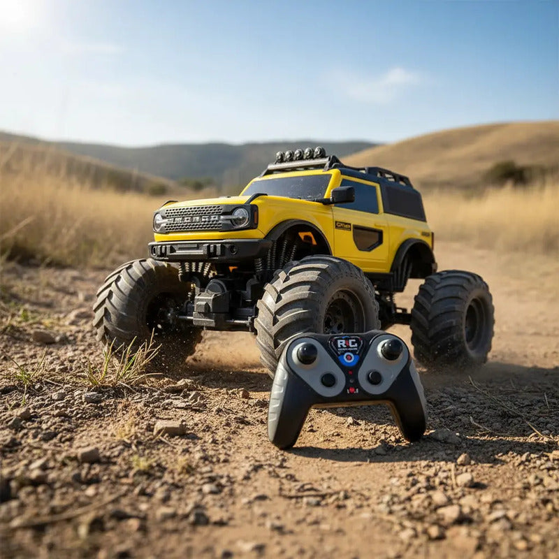 Juguete Coche De Escalada De Control Remoto 2.4g Gk5616 Color Amarillo Personaje Liso