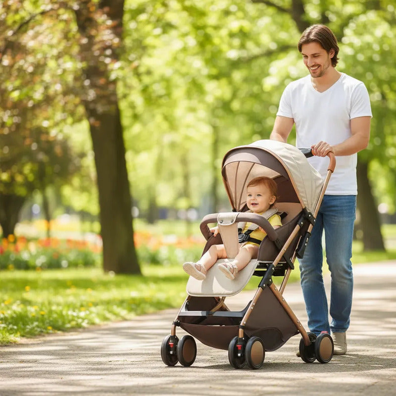 Coche Paseador Para Bebe Tipo Maleta + Toldillo 609-1