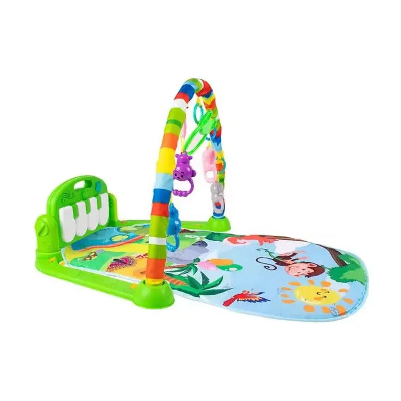 Gimnasio Bebe Tapete Piano Musical Sonido Dy888 Verde