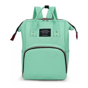 Pañalera Multinfuncional Bebe Mochila Colores Color Verde Claro