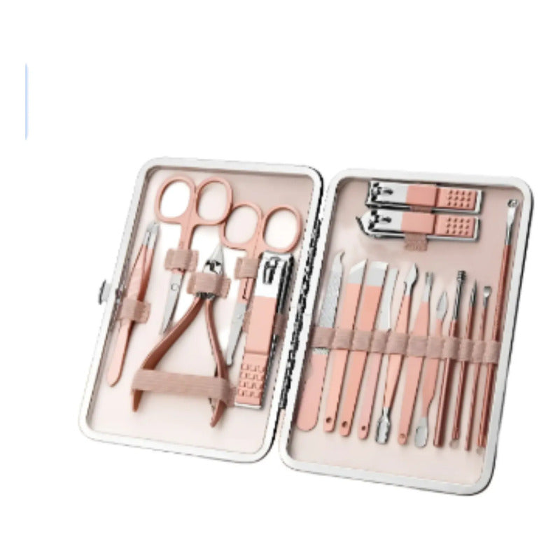 Kit Manicura Pedicura Genérica 2024, 18 Piezas Completo