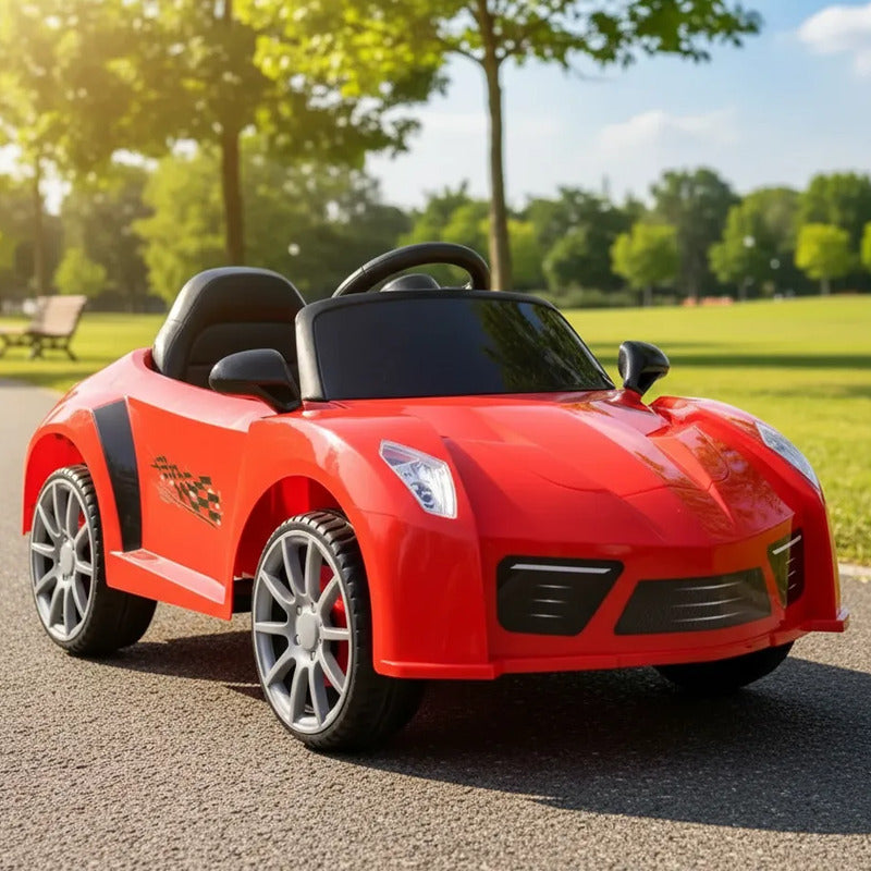 Carro Moto Eléctrico Montable Lb606  Kidshop Rojo