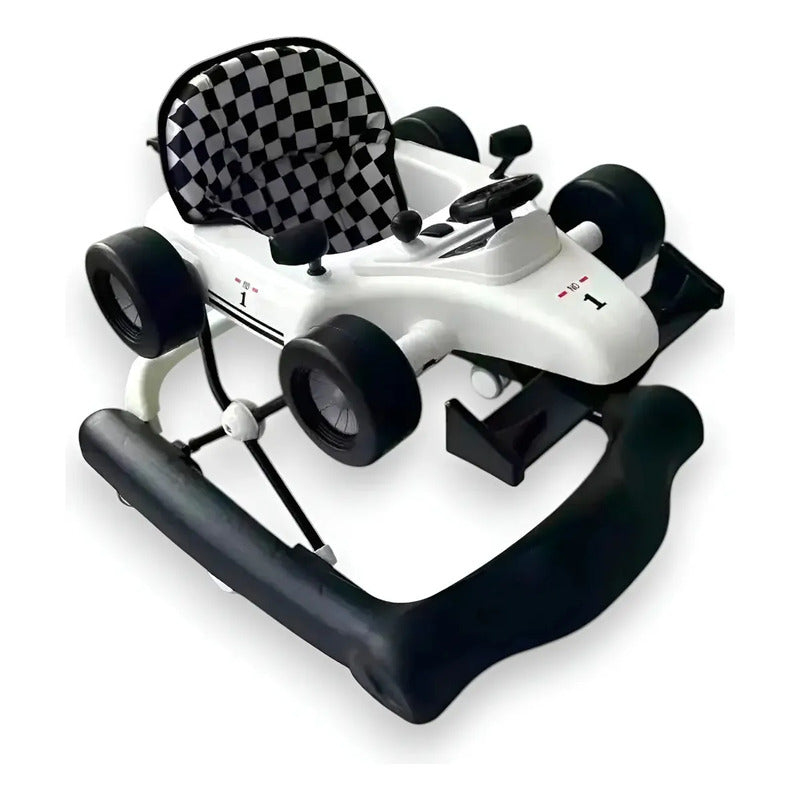 Caminador Con Guia Bebes Tapete F1 Blanco