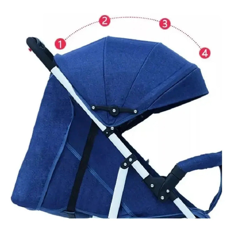 Coche Para Bebe 3 Niveles Fino + Capota  701-6