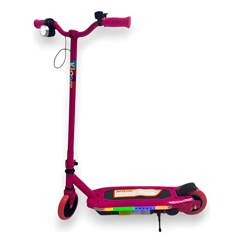 Patineta Scooter Eléctrico Con Luces Kidshop Pt10