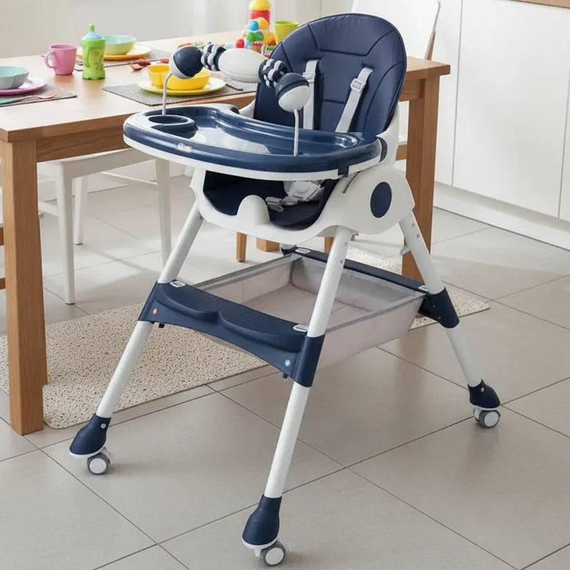 Silla Comedor Juguetes Para Bebe Freno Plegable Con Ruedas