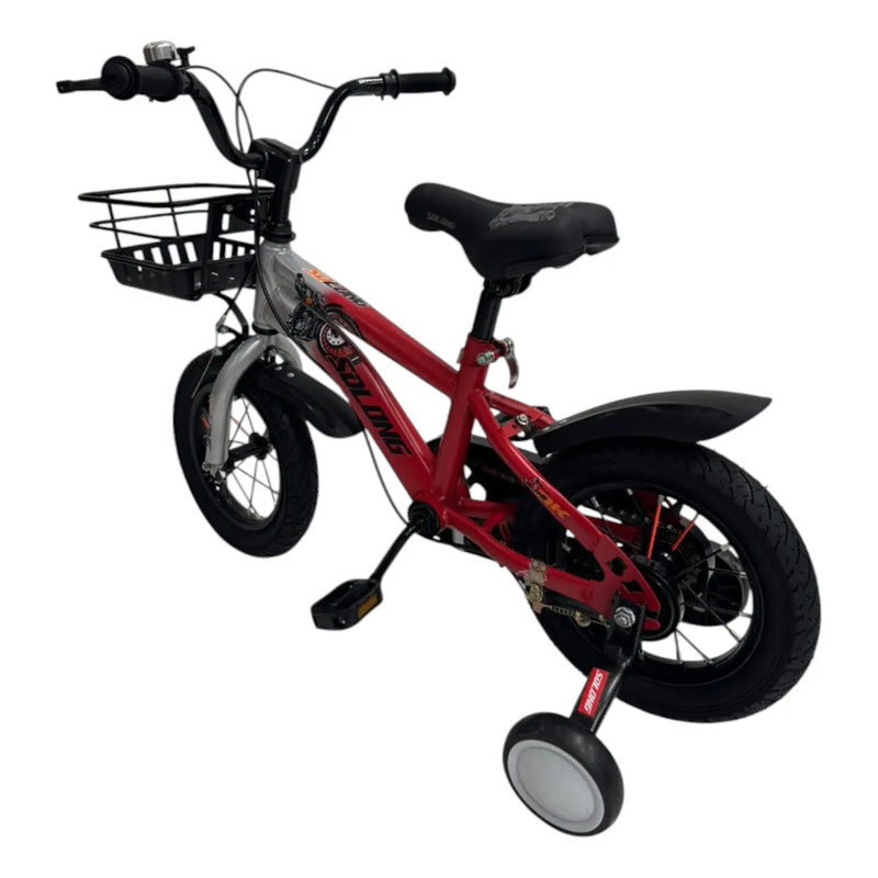 Bicicleta Niños Rin 12 Canasta Pito Frenos Bc01-d