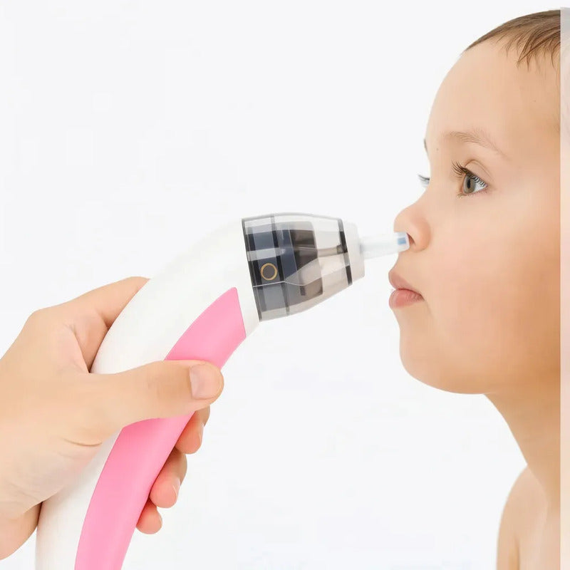 Aspirador Nasal Electrico Para Bebes Para Aliviar La Congest Color Rosa