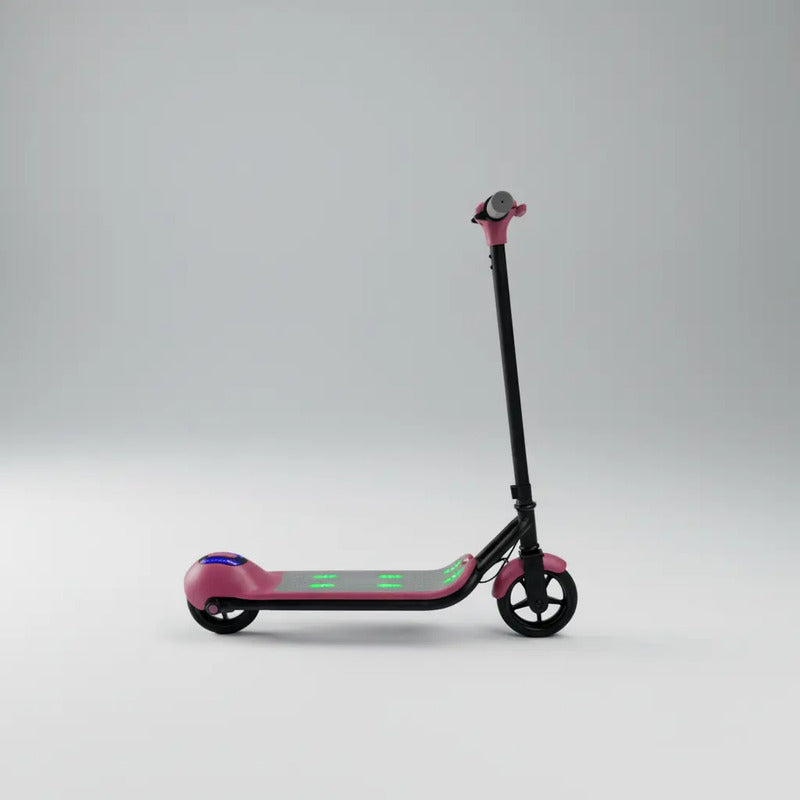 Patineta Eléctrica Niños Monopatín Scooter Luz Sonido Pt14 Color Rosa Chicle
