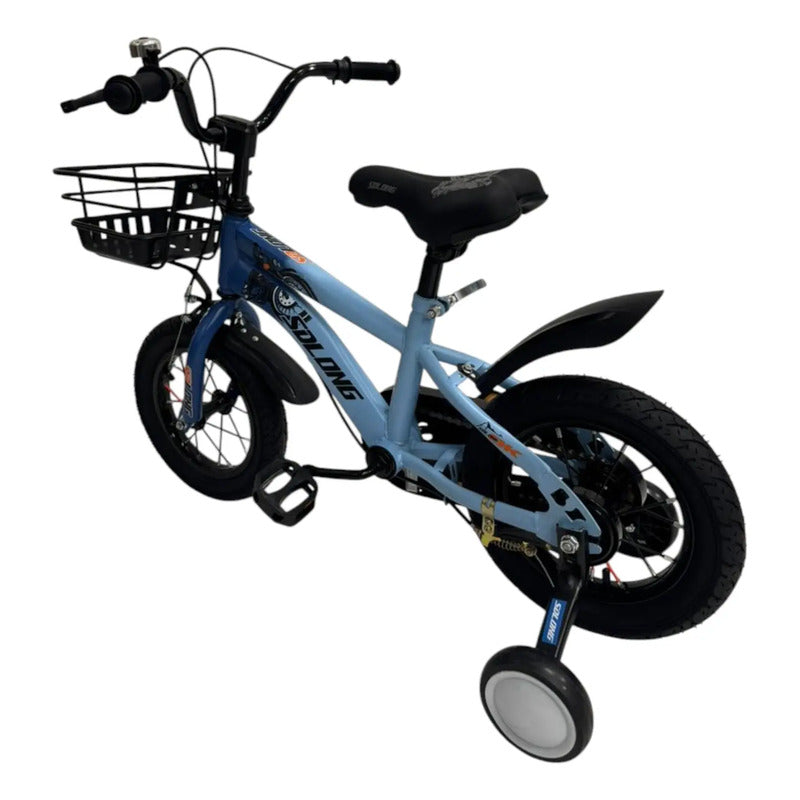 Bicicleta Niños Rin 12 Canasta Pito Frenos Bc01-d
