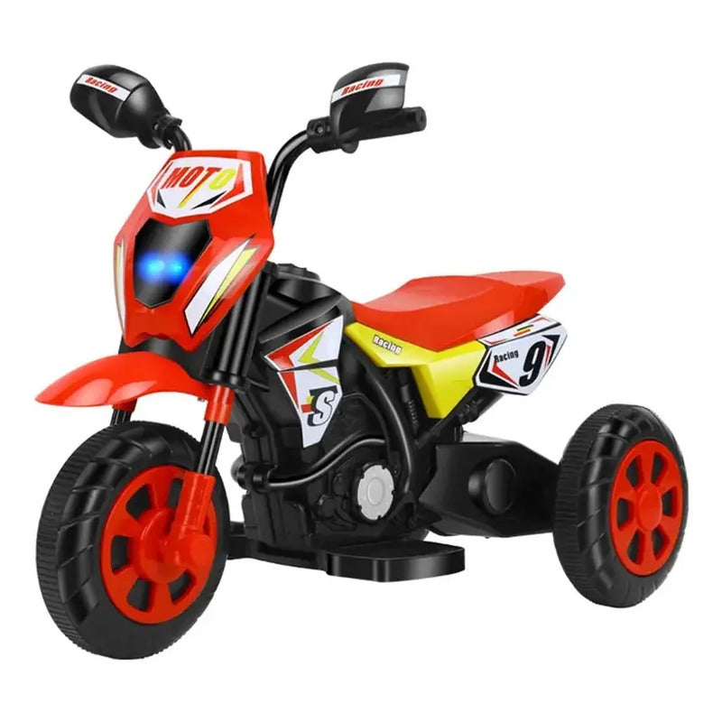 Moto Carro Recargable Electricas Montable 1 A 3 Años Color Rojo Voltaje Del Cargador 110v