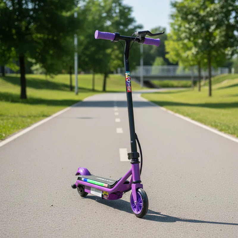 Patineta Scooter Eléctrico Con Luces  Kidshop Pt08