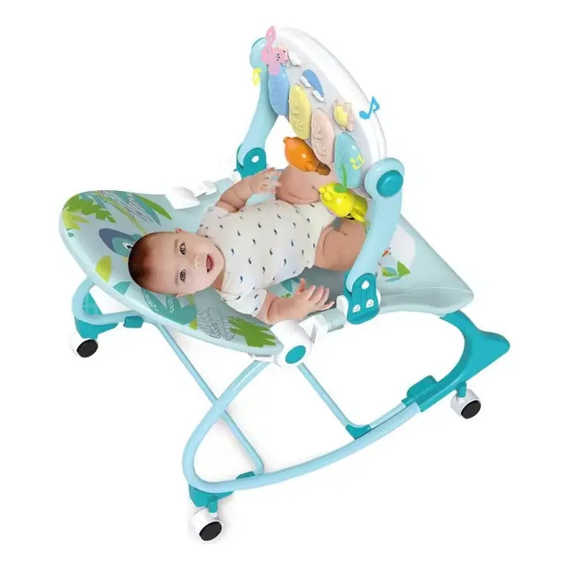 Silla Mecedora Musical Con Ruedas, Piano Musicales 7193
