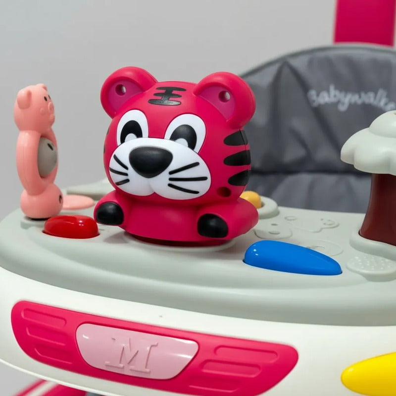 Caminador Mecedora  Musical Bebe Tapete Saltarin Tigre 341b