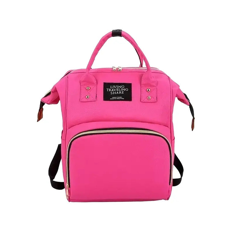 Pañalera Multinfuncional Bebe Mochila Colores Original Hy-1