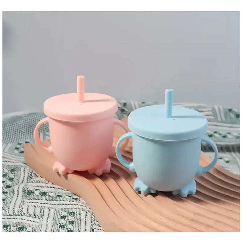 Set 7 Piezas Vajilla Silicona Para Bebé Colores Surtidos
