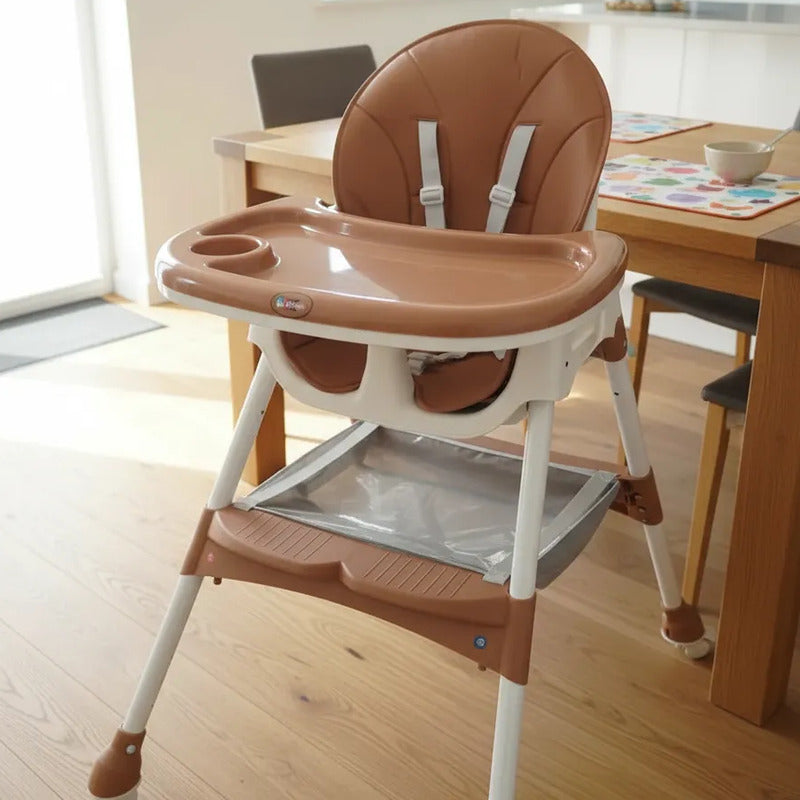 Silla Comedor Para Bebe Plegable Con Ruedas 555-13a
