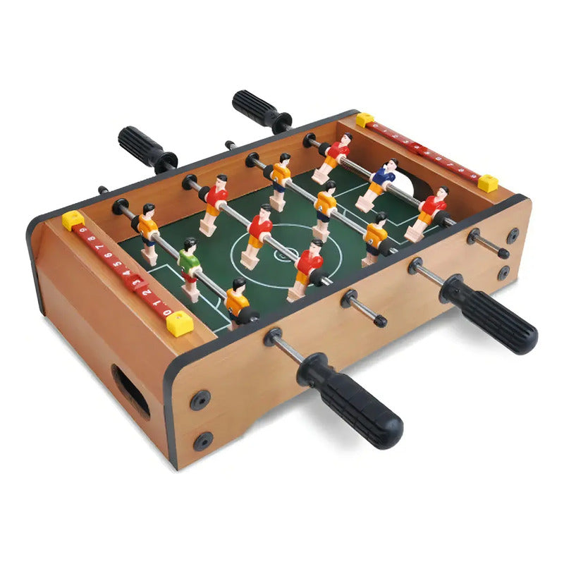 Metegol Mediano 5060 De Madera Juego De Mesa Futbol Niños Tablero Marrón