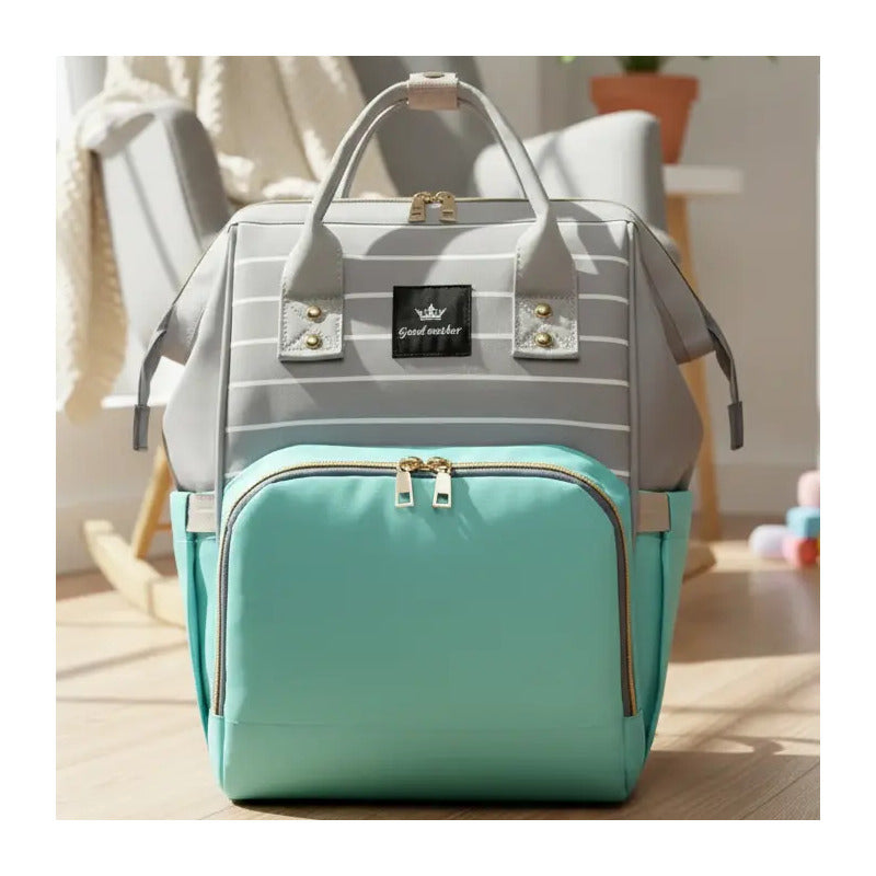 Pañalera Tipo Morral Multiusos Para Bebe Ref 2037