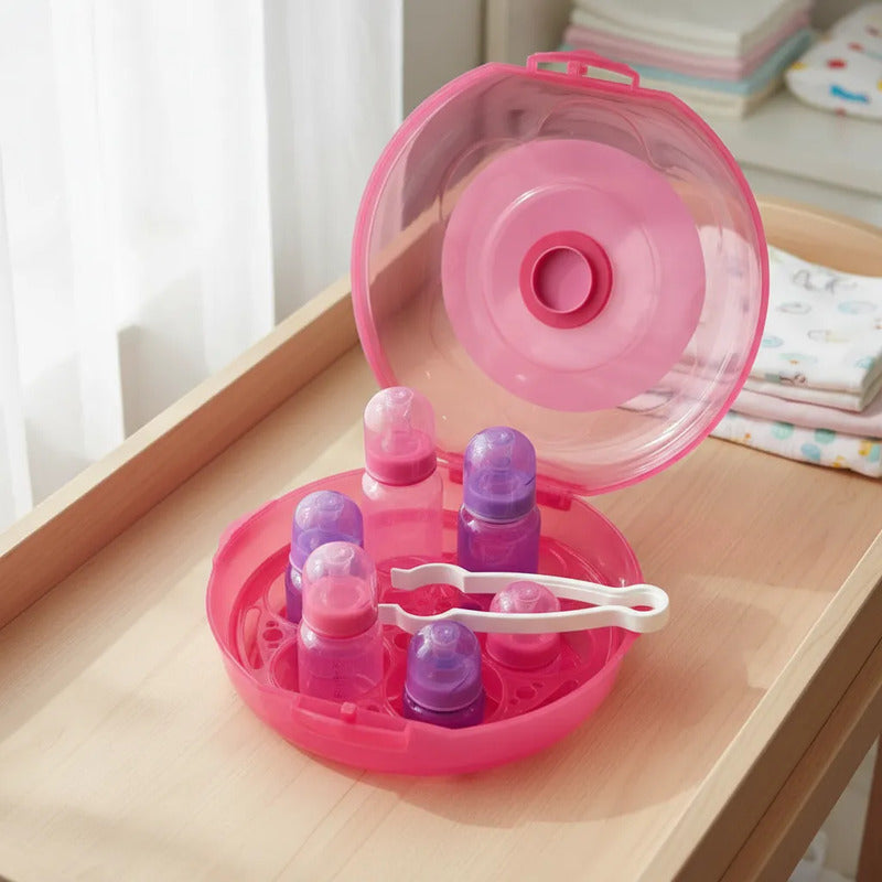 Esterilizador De Teteros Microondas Para Bebés