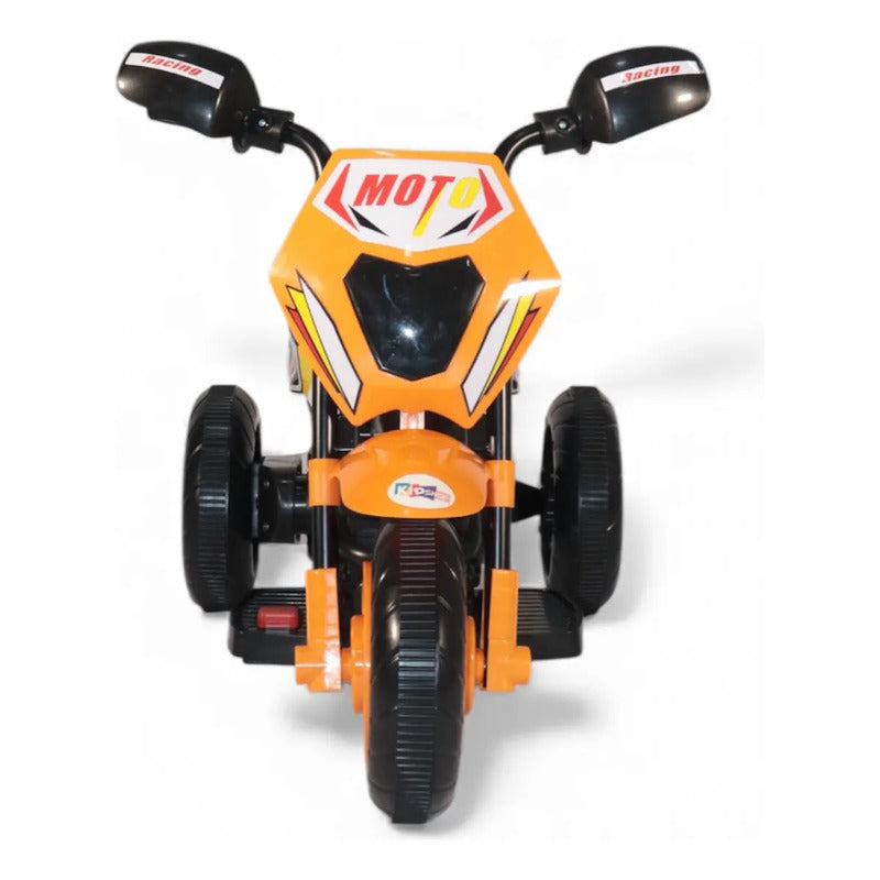 Moto Carro Recargable Electricas Montable 1 A 3 Años Color Naranja Voltaje Del Cargador 110v