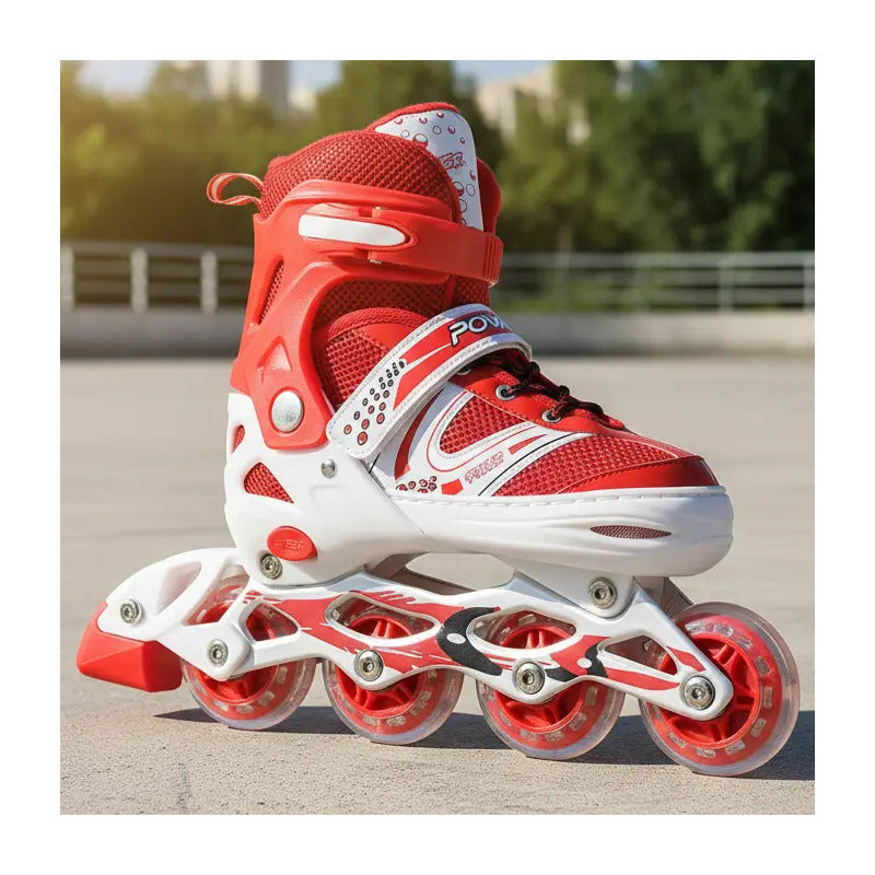 Patines En Línea Ajustables Niños Niñas Semiprofesional