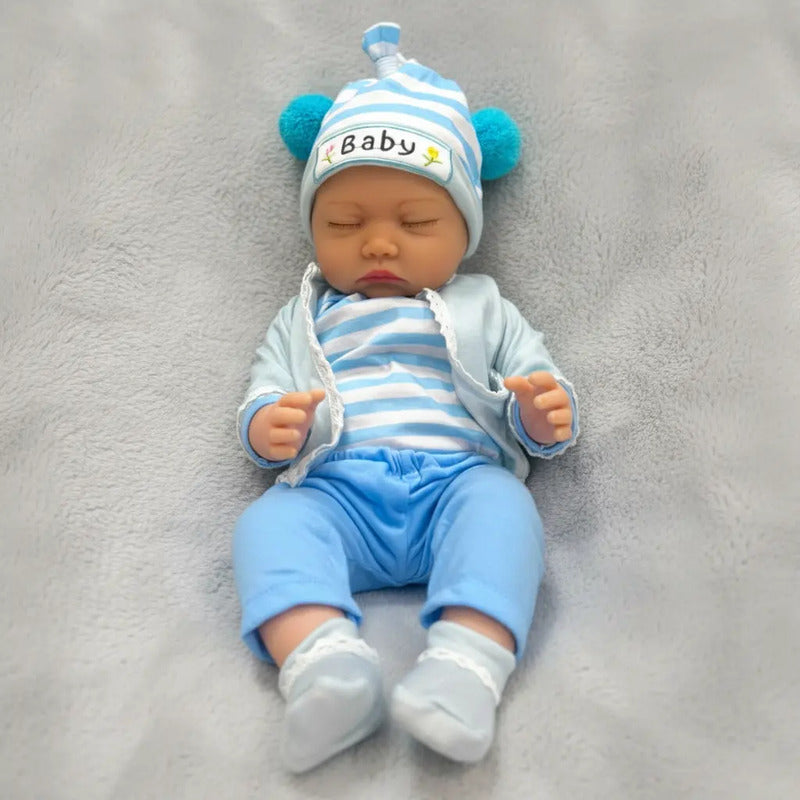 Bebé Realista 55cm Silicona + Accesorios M-647