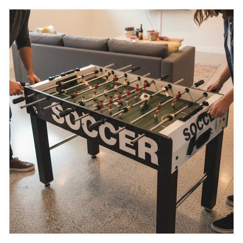 Mesa De Futbolito Futbol Grande X-5245 Kidshop Negro