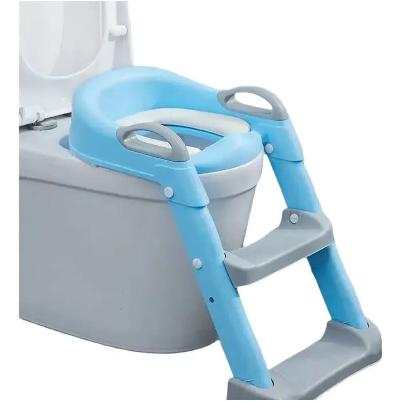 Escalera Baño Entrenamiento Inodoro Niños Os1 Rosado Azul