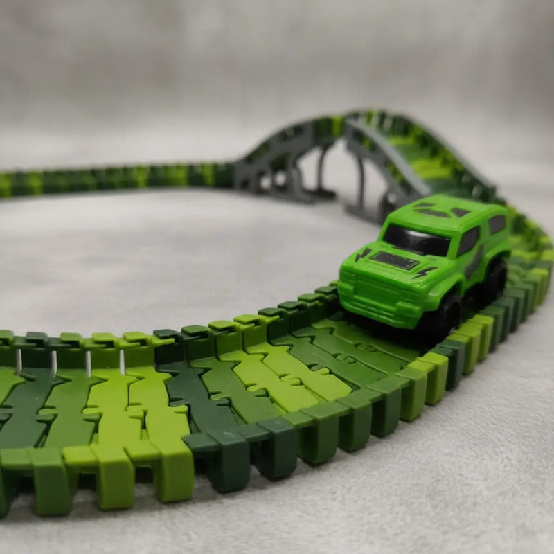Pista De Carreras Con Juguetes Ps3715 Verde