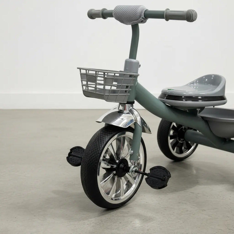 Triciclo Bicicleta Infantil Canasta Músical 6031