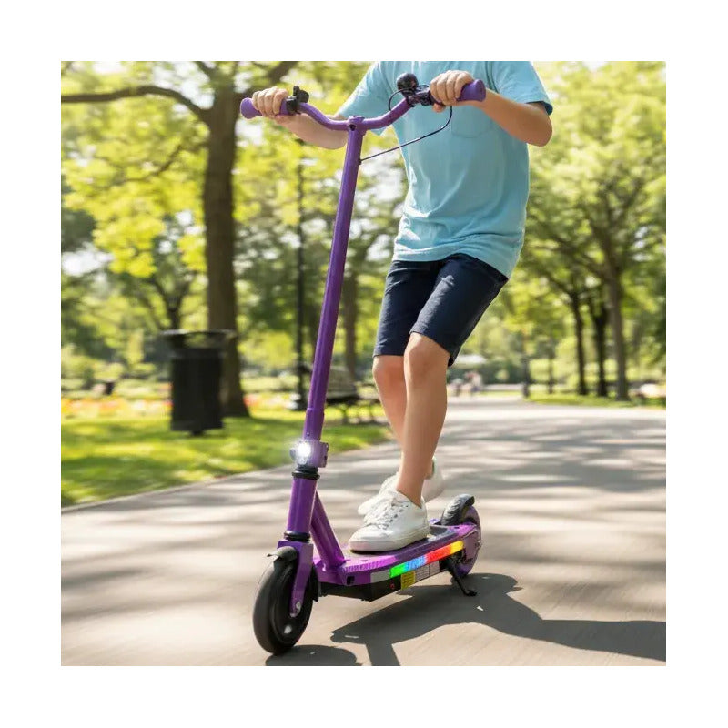 Patineta Scooter Eléctrico Con Luces Kidshop Pt10