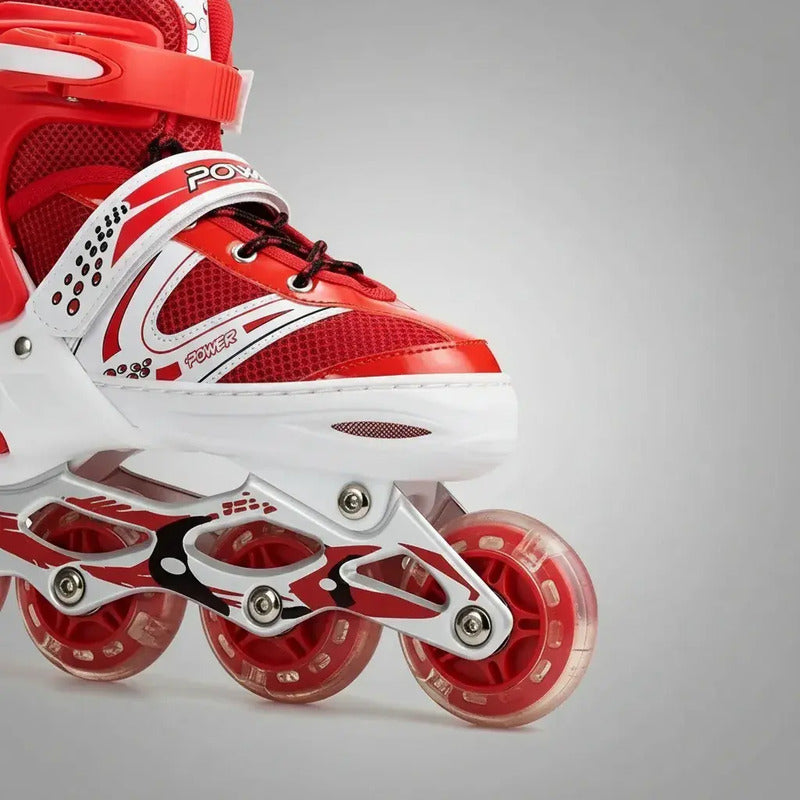 Patines En Línea Ajustables Niños Niñas Semiprofesional