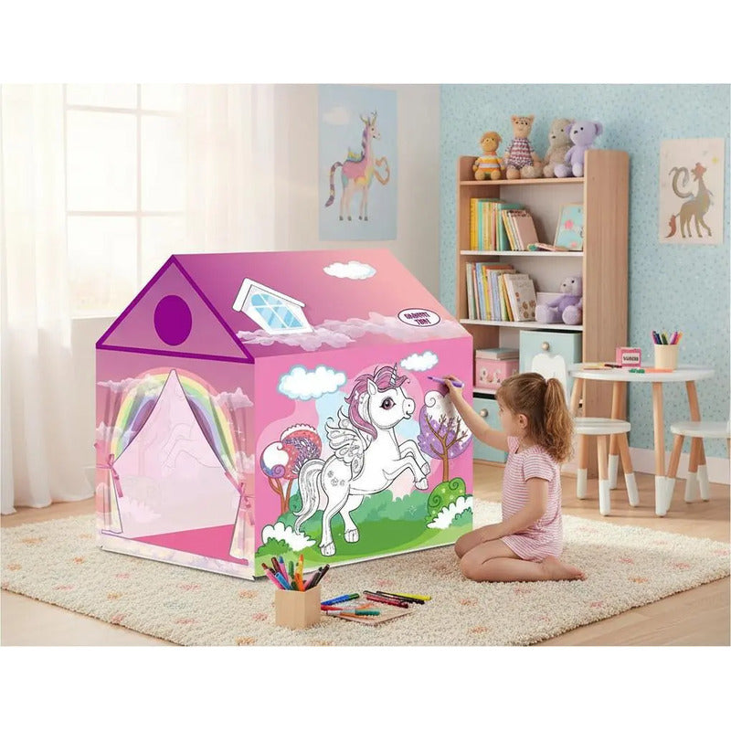 Carpa De Juego Graffiti Lavable Con Bolígrafo De Color Cc-20 Color Lila
