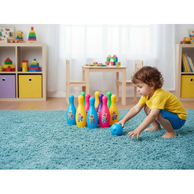 Set Juego De Bolos Colores J-9156