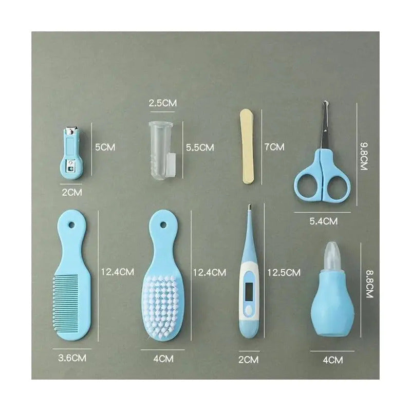 Kit De Aseo Cuidado Bebe 8 Piezas Hy-g-2 Rosado Rosa