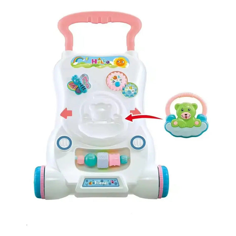 Andadera Caminador Bebes Primeros Pasos Musical Luces Osito