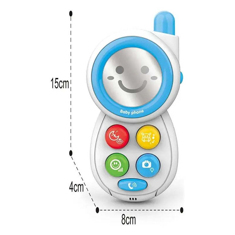 Celular Didáctico Sonido Juguete Bebe Niño 9153