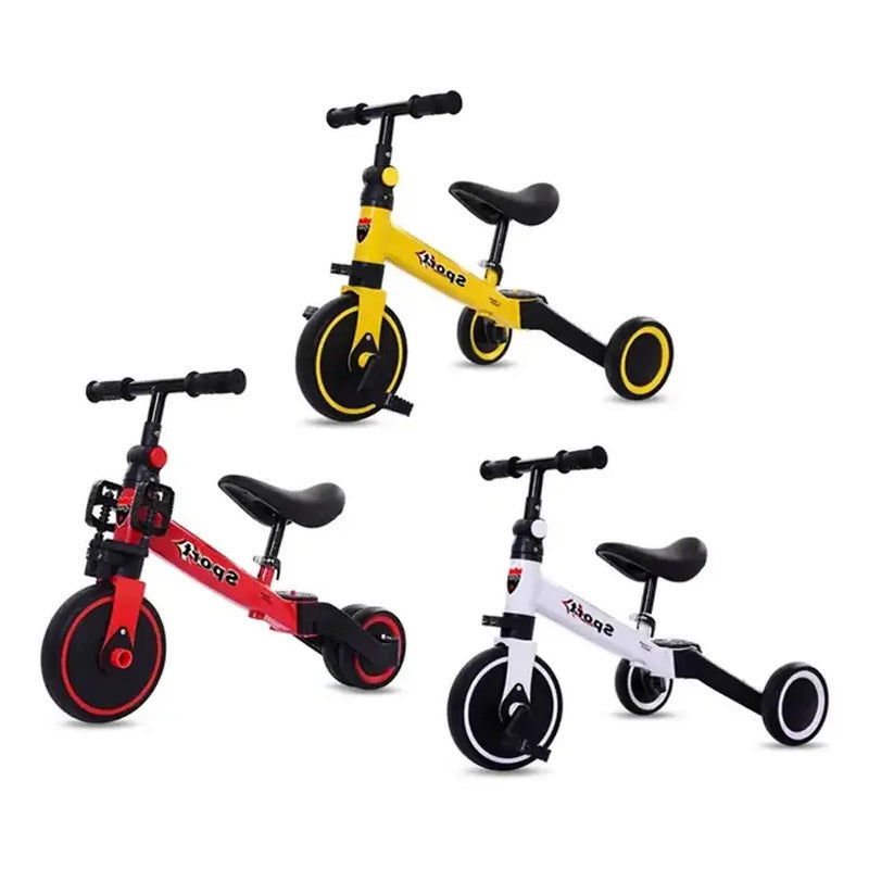 Patineta Scooter 2 In 1 Niño Niña Manopatin Triciclos Musica Color Blanco Kidshop