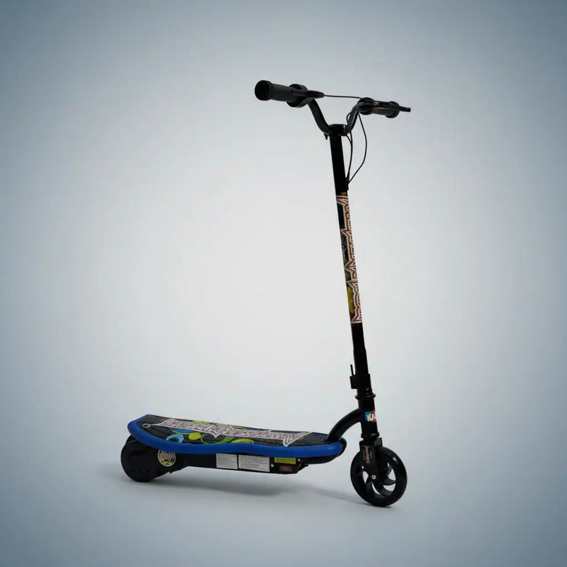 Patineta Kidshop Eléctrica Infantil 24 V, 120 W, Pt12 Color Amarillo