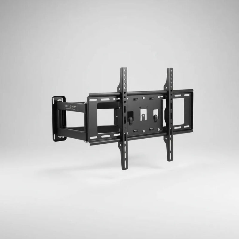 Soporte Tv Pared Doble Brazo Articulado Extensible Giratorio Negro
