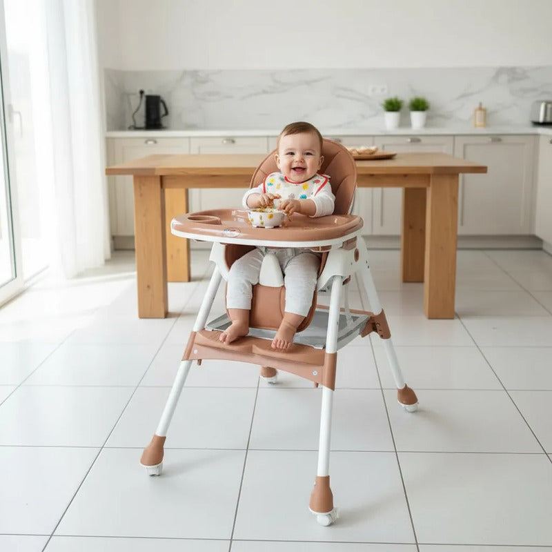 Silla Comedor Para Bebe Plegable Con Ruedas 555-13a