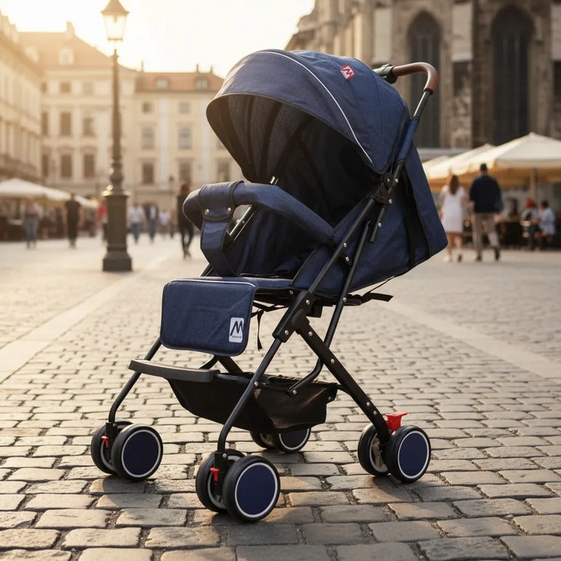 Coche Para Bebe Paseador  Premium Tipo Maleta Toldillo 8078